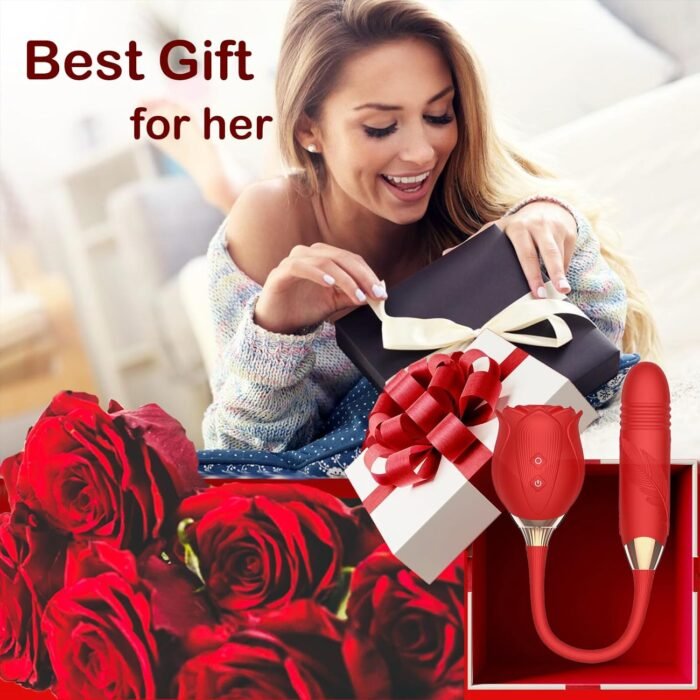 Roses Toy 2025 Newly Clitioral Sucker Powerful Womens Viboators Quiet Rose Viboatorr Waterproof Flower Vibration The Rose Adult Toy for Women 10 Speeds Couple Games Adult Bedroom WT15 - Image 3