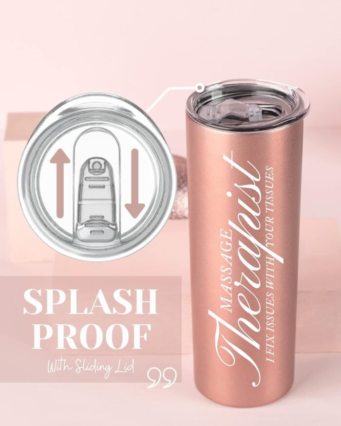 Onebttl Massage Therapist Gifts for Women, Gifts for Massage Therapist on Therapeutic Massage Awareness Day and Birthday, 20 oz Stainless Steel Tumbler - I FIX ISSUES WITH YOUR TISSUES - Image 2