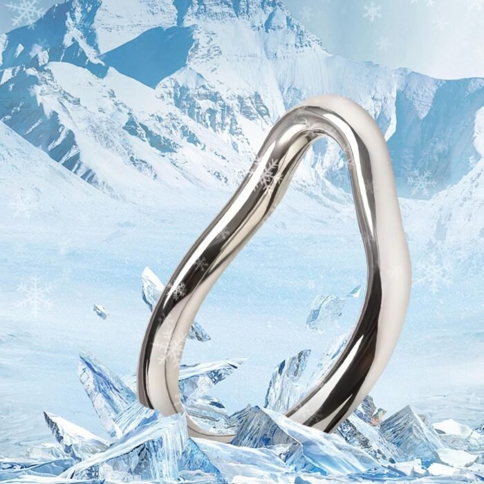 FST Metal Cock Ring Stainless Steel Cock Ring in 7 Sizes Penis Ring for Delay Ejaculation Lasting Erection Smooth Arc Pleasure Ring Erection Rings for Men (1.88 Inch) - Image 5