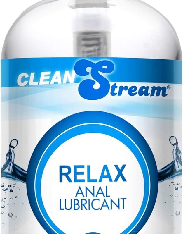 Cleanstream Relax Desensitizing Lube, Toy Safe for Men and Women, Non-Staining, Personal Lube, Non-Greasy, Condom Safe, Unscented, Clear, 17 fl oz