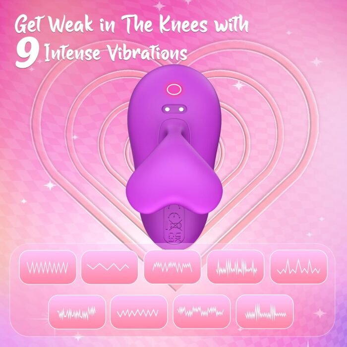 Mini Vibrator Adult Sex Toys - Discreet Vibrators Adult Toy, Finger Vibrator Small Heart-Handle Female Vibrator, Quiet Slim Vibrator for Nipple Clit, Sex Toy for Women Couples Pleasure - Image 5