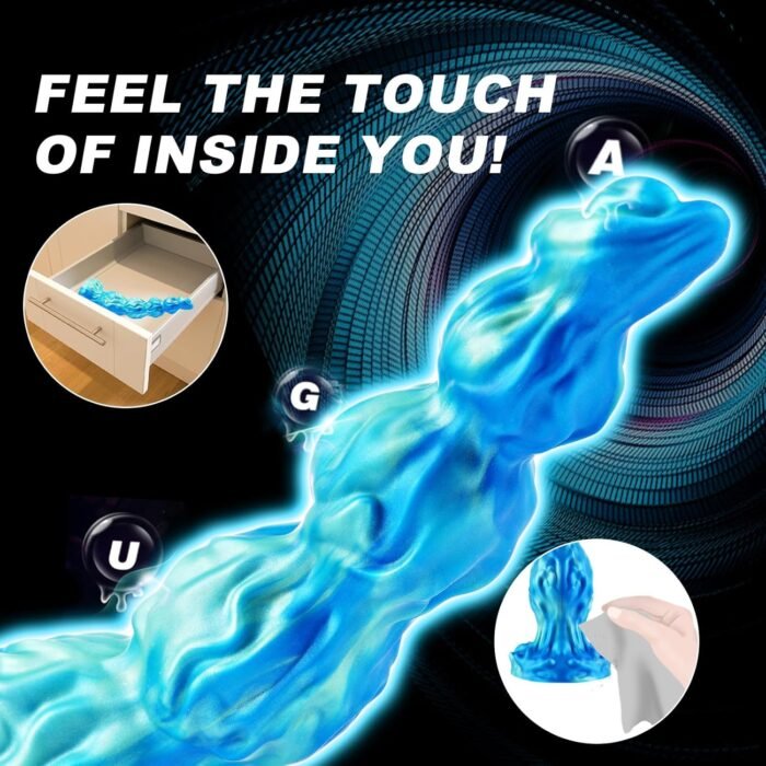 10 Inch Soft Silicone Monster Knot Dildo for Women, Realistic Fantasy Dragon Long Dildo with 4 Dog Knots, Suction Cup Anal Butt Plug Penis, Prostate G Spot Large Alien Adult Sex Toy for Gays Lesbians - Image 6
