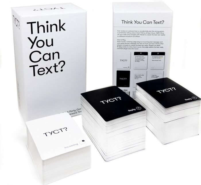 Think You Can Text? - an Adult Party Game Where You Match Hilarious Text Reply Cards to Awkward Incoming Text Message Situation Cards - Image 2