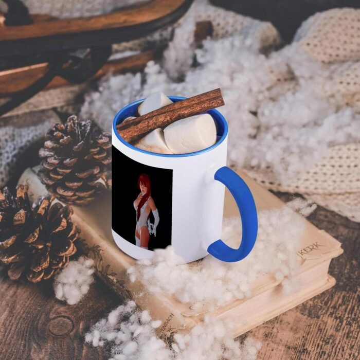 3dRose Coffee Mug, Size - 11oz - A beautiful woman in lingerie is bound Simone Gatterwe Designs Erotic - funny coffee cup gift - Image 5