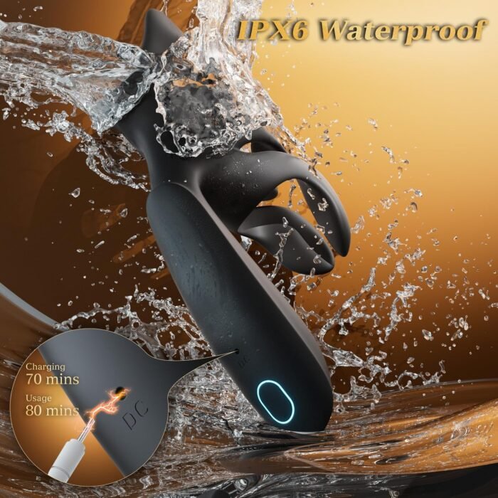 Sex Toys for Men, Male Sex Toy Penis Training Vibrator with 10 Vibrating Modes, Male Masturbator Handheld Penis Extender & Prolong Endurance Adult Toys for Men, Adult Sex Toys & Games - Image 6