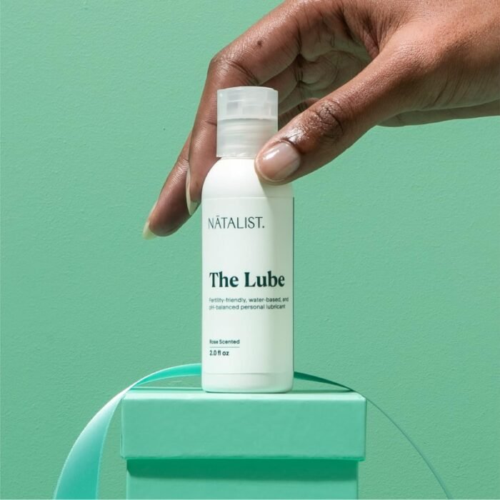 NATALIST The Lube Fertility Friendly Lubricant for Women Men, Couples Trying to Conceive Natural Feeling Frictionless Lubrication, Water-Based & Paraben-Free, Rose Scented - 2 Fl oz - Image 3