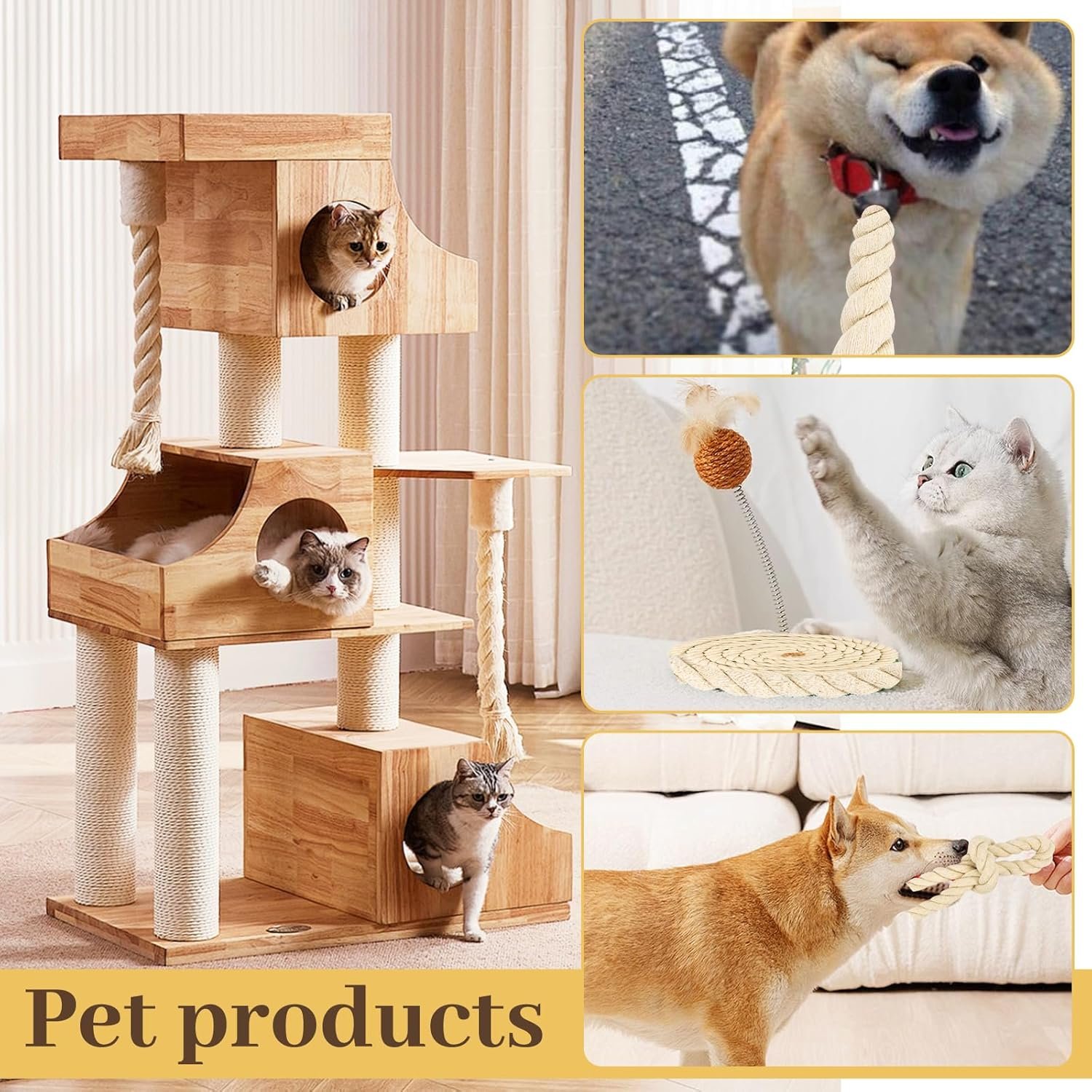 2 Pack 10ft Natural Twisted Cotton Rope - Strong Triple-Strand Rope for Sports, Crafts, Indoor/Outdoor Use - Image 7