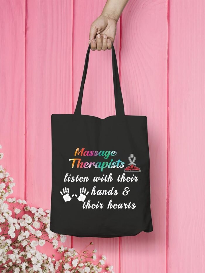 VAMSII Massage Therapist Gift Tote Bag - Massage Therapy Supplies - Masseuse & Massagist Gift - Image 7