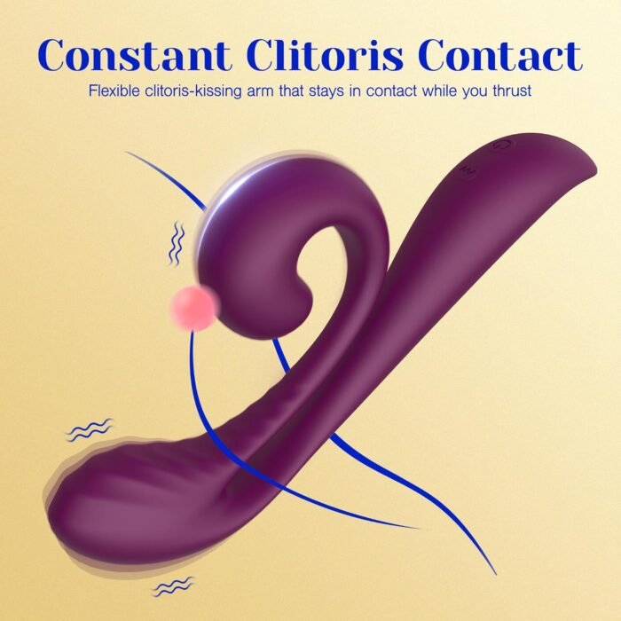 Tracy's Dog Dual Rabbit Vibrator - Dildo Adult Sex Toys for Women & Couples, Clitoral & G-Spot Stimulation, Dual Motors, 10 Vibration Modes, USB Magnetic Charging, Fully Waterproof, Body-Safe Silicone - Image 3