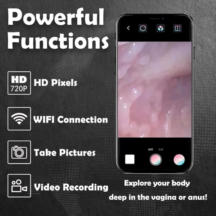 Sex Camera Vagina Anus Inside Visual Anal Butt Plug Hidden Snake Camera Light Body Explore Adjustable Clitoral G-spot Anal Plugs Masturbation Increase Pleasure Adult Toys Women Men Gay Couples - Image 5