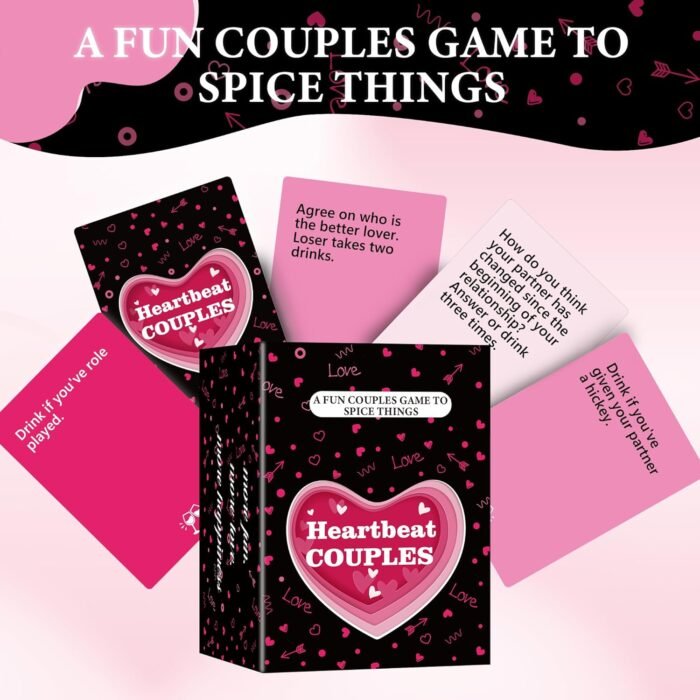 Drinking Game for Adults,Couples Games for Date Night,150 Game Cards for Couples,Fun Challenges & Questions for Your Partner,Spice Up Your Relationship, Gift for Anniversary & Valentine's Day - Image 3
