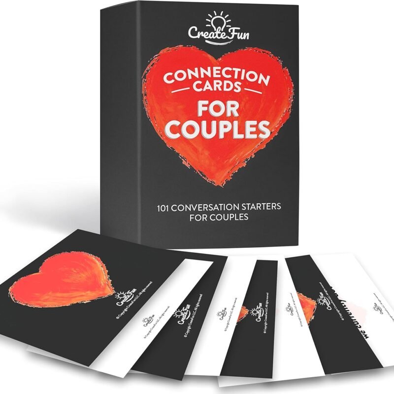 Couple Connection Cards – 101 Engaging & Thought-Provoking Conversation Starter Cards to Create Meaningful Connections with Your Loved One