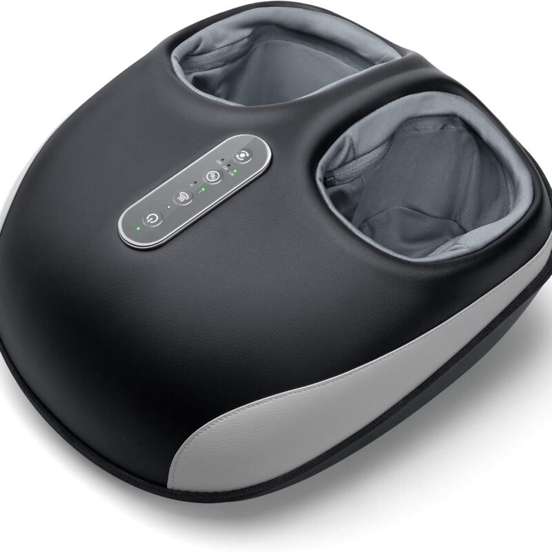 Nekteck Foot Massager Machine with Heat, Deep Kneading Shiatsu Foot Massager with Air Compression, Soothe Muscles, Multiple Massage Modes & Adjustable Intensity Christmas Gifts for Her & Him