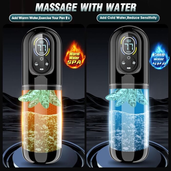 Automatic Male Masturbator Sex Toys for Men, Male Sex Toys Penis Pump with 7 Sucking & Vibrating & Thrusting & Rotating & Licking, Mens Sex Toy Adult Toys Blowjob Sex Machine Pocket Pussy Stroker - Image 5