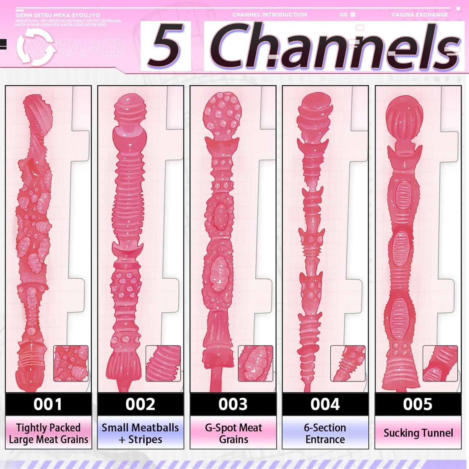 Sex Dolls for Men Male Masturbator 20.5LB Big Butt 5 Sleeve Interchangeable Channel Fusexil Ass Pocket Pussy Realistic Stroker Plump HIPS Lifelike Textured Vagina Adult Pleasure Machine Lady - Image 2