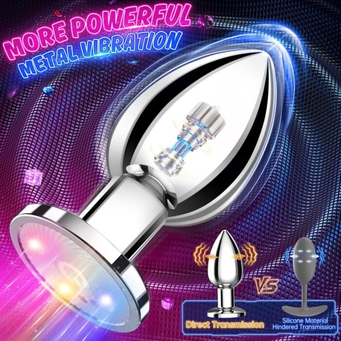 Prostate Massager Sex Toys for Men Large Butt Plug, Prostate Vibrator with App Remote Control 10 Vibrating, Prostate Toys Mens Sex Toys Prostate Massage Male Sex Toys Prostate Toy（Large Size） - Image 2