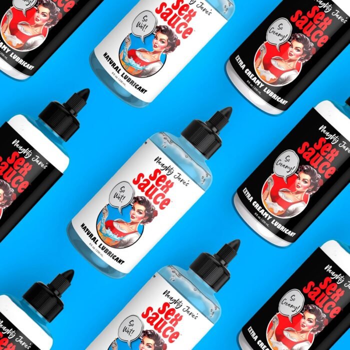 Naughty Jane's Sex Sauce Natural Lubricant for Beginners, Men, Women, & Couples. Multi-Use Lubricant and Toy Compatible. Easy to Clean, Body-Safe and Unscented. 1 Piece, Clear - 8oz. - Image 8