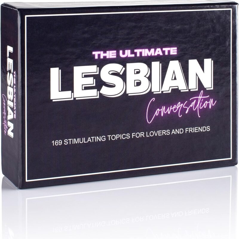 The Ultimate Lesbian Conversation Card Game: Includes 2 Decks - Pride & Pleasure, 169 Topics to Explore Lesbian Culture, Great LGBT Gift for Game or Date Night.