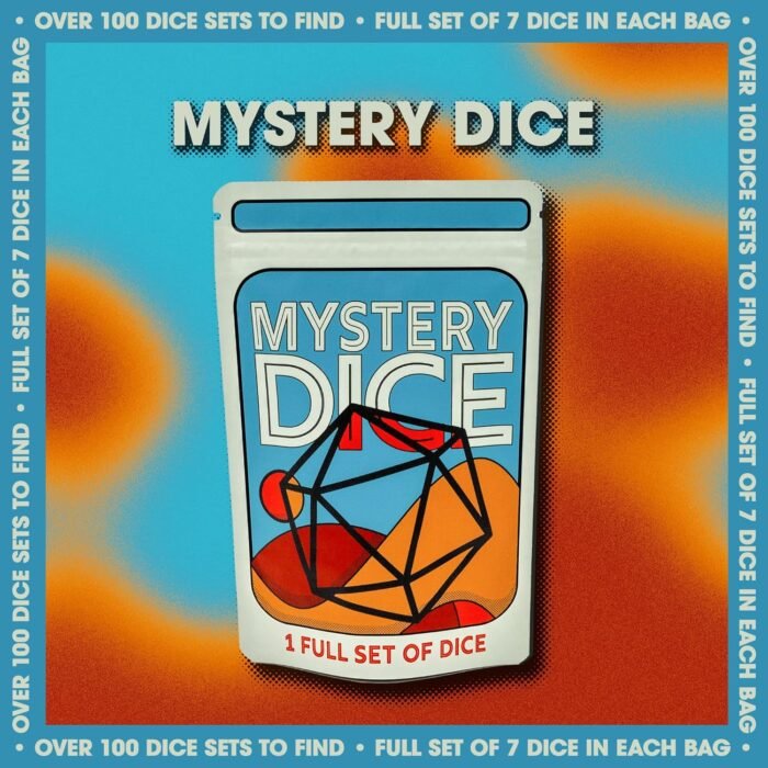 1985 Games Mystery Dice, DND Dice Set of 7 Polyhedral Dice, Wide Range of Patterns, Gaming Dice, Suitable for Role Playing, Table Games (Mystery Pack of 1) - Image 3