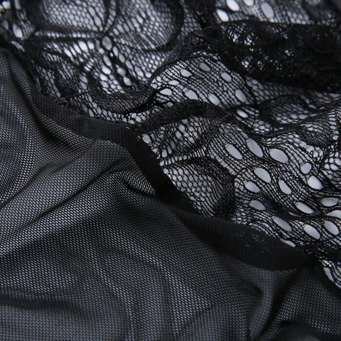 Lingerie for Women Sexy Teddy One-Piece Lace Babydoll Bodysuit Nightie Plus Size - Image 4