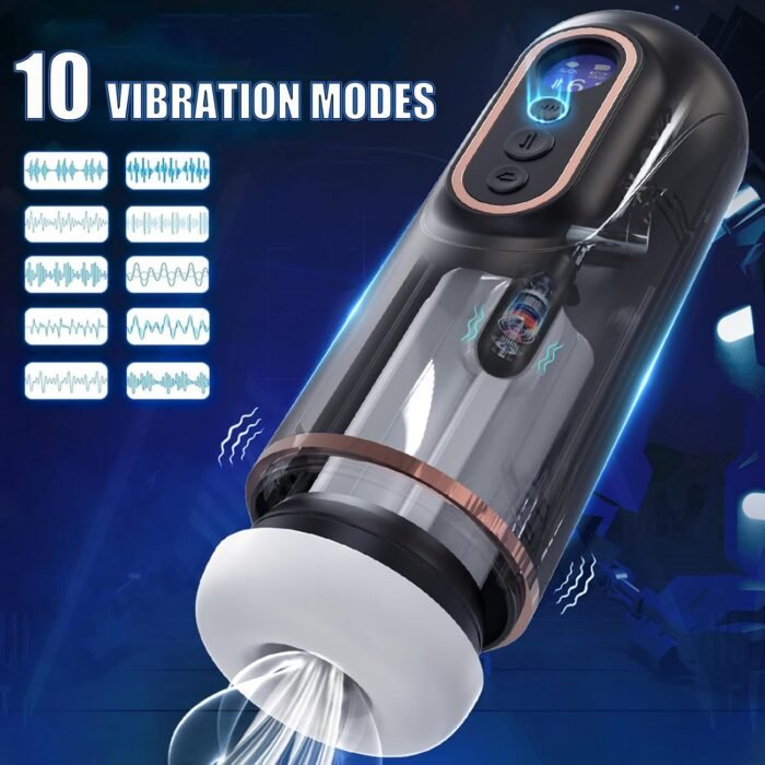 Male Masturbator Male Sex Toys Sex Toys for Men Sex Toy Men Penis Pump Automatic Male Masturbator Blowjob Machine 3D Sleeve Pocket Pussies Hands Free Masturbators Male Stroker Adult Toys for Men - Image 4