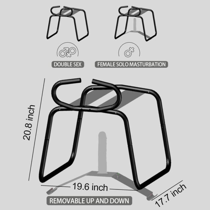 2024 Sex Chair Mount Furniture for Bedroom BDSM Kit Men Women Pleasure Tools Games Stool Adult Stuff Seat Accessories Couples Sex Toys Positioning Cushion Fun Novelties Position Bench QX-718222 - Image 5
