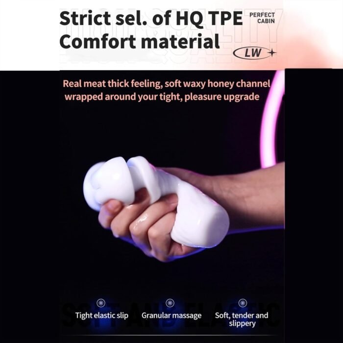 Adult Sex Toys Male Stroker Penis Pumps Automatic Sucking Male Masturbators Hands Free Adult Sex Toy Men's Sex Toy Male Masturbators Cup Pocket Pussy for Men Rotating Vibrating Sucking - Image 6