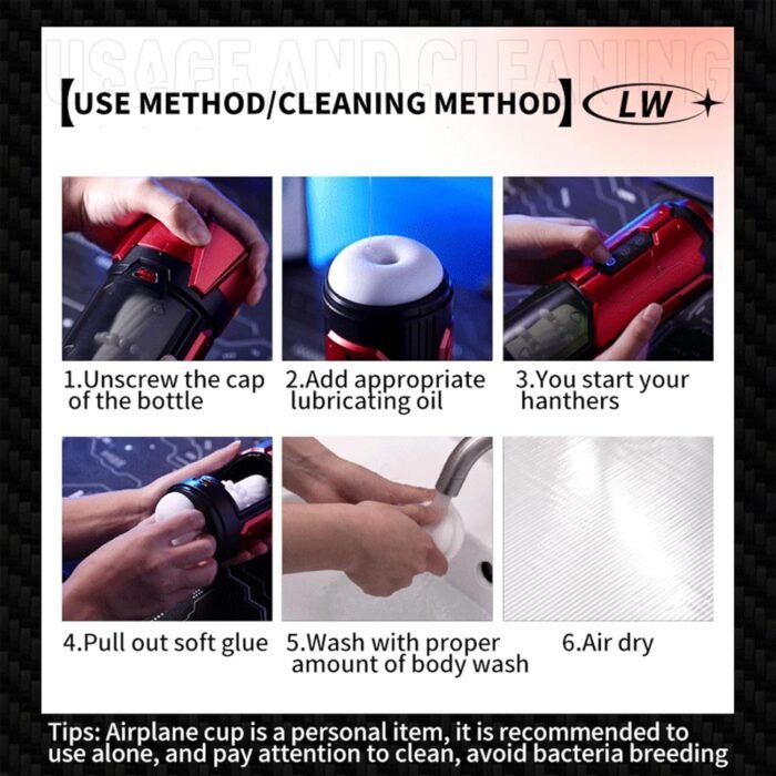 Adult Sex Toys Male Stroker Penis Pumps Automatic Sucking Male Masturbators Hands Free Adult Sex Toy Men's Sex Toy Male Masturbators Cup Pocket Pussy for Men Rotating Vibrating Sucking - Image 7