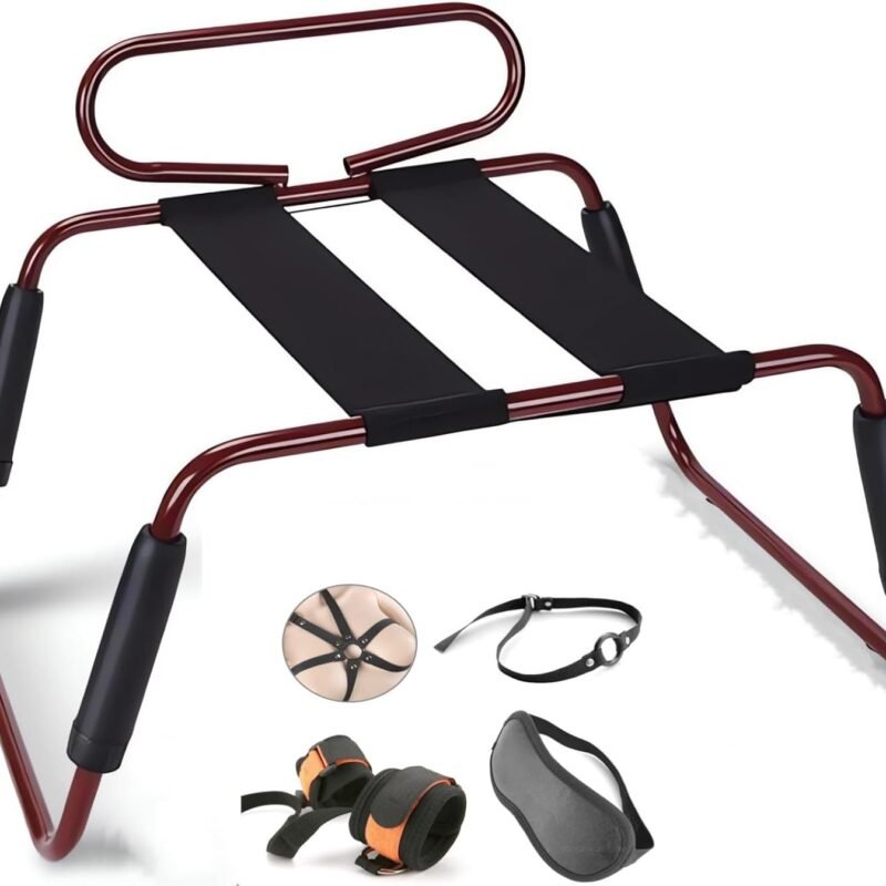 2024 BDSM Chair Sex Position Chair Swing Sex Folding Adjustable Position Assist Chair Elastic Furniture for Bedroom Bathroom Portable Couples Mount Stool Sunglasses CE-0124