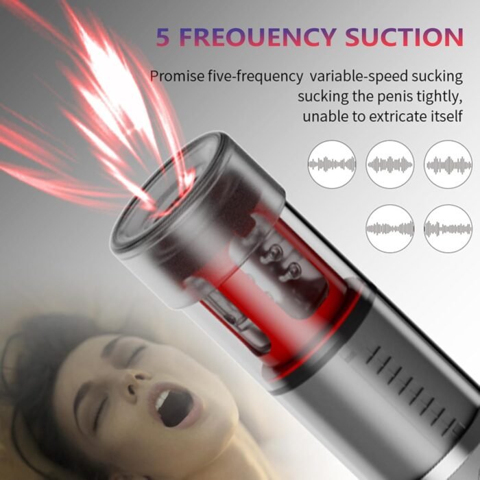Men's Sex Toys Male masturbator Male masturbators Cup Male Stroker Penis Pump Hands Free masturbators Adult Sex Toys & Games Heating Hands Free masturbators Licking Sucking Male masturbator - Image 3