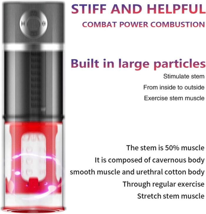 Men's Sex Toys Male masturbator Male masturbators Cup Male Stroker Penis Pump Hands Free masturbators Adult Sex Toys & Games Heating Hands Free masturbators Licking Sucking Male masturbator - Image 5