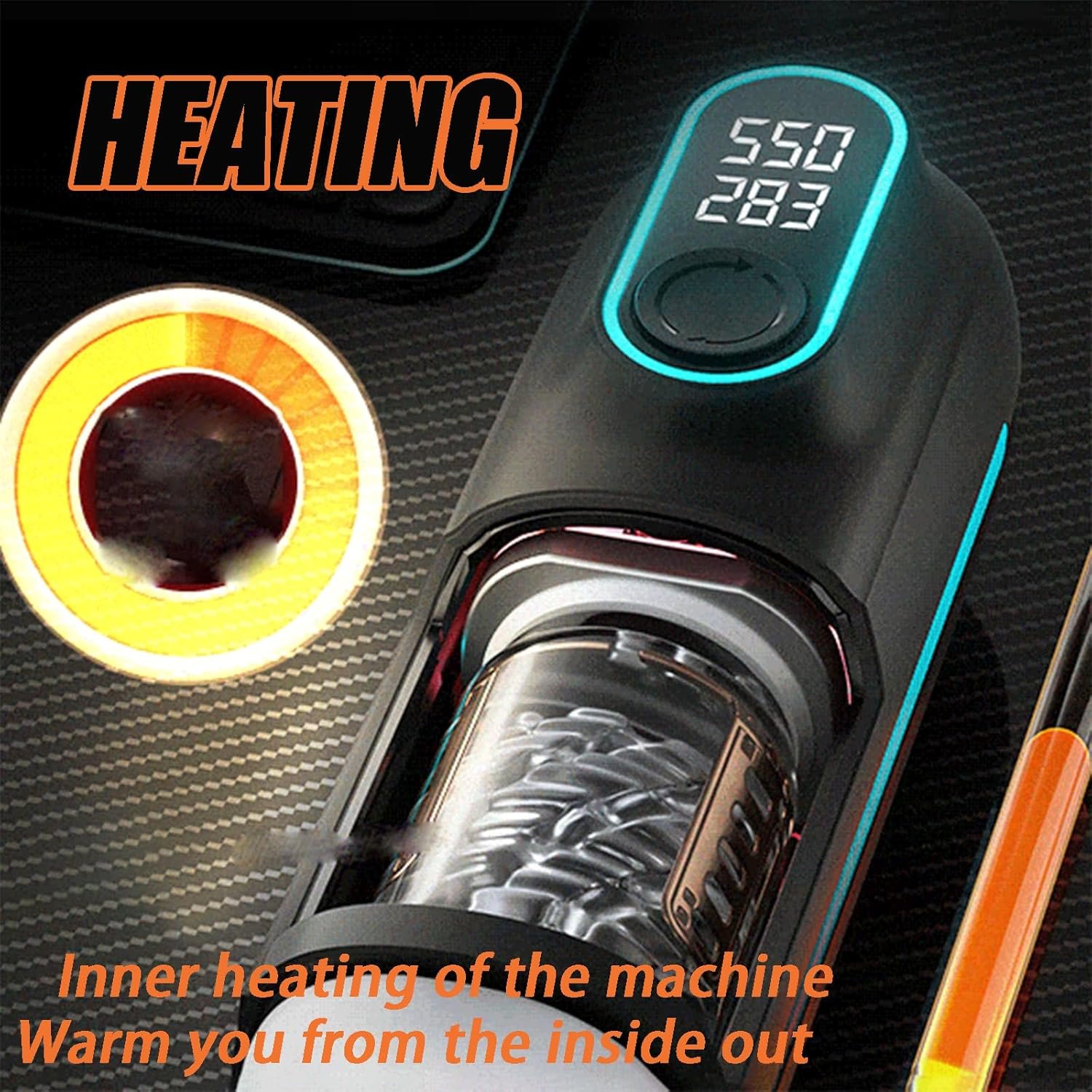 Sex Toys Automatic Male Masturbator-Penis Pump Adult Toys Pocket Pussy Male Sex Toy Male Masturbator Male Vibrator Penis Vibrator Blowjob Sex Toy Men Adult Toys for Men Pocket Pussy for Men - Image 5