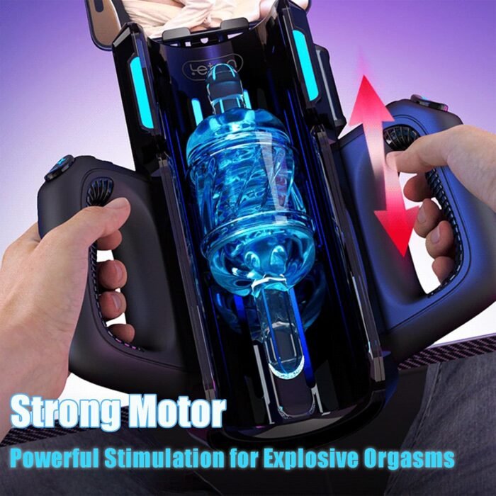 Automatic Male Masturbator Automatic Penis Pump Male Sex Toys for Men Adult Toys Sex Toys Thrusting·Vibration Pocket Pussy with 3D Penis Vibrator Blowjob Speed Changes - Image 5
