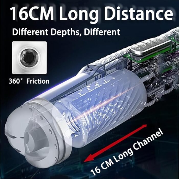 Male Masturbators Sex Toys Penis Pump Automatic Sucking Male Masturbators 3D Heating Adult Sex Toys & Games Men's Sex Toy Male Masturbators Cup Hands Free Masturbators Male Stroker Sex Toy Men - Image 2