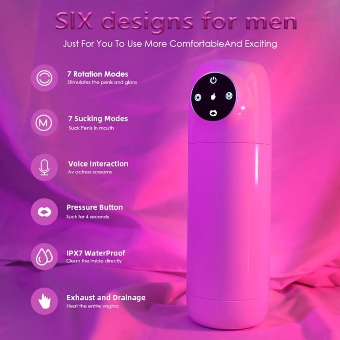 Male Masturbators Penis Pump Automatic Sucking Male Masturbators Hands Free Masturbators Adult Sex Toys & Games Men's Sex Toy Male Masturbators Cup Sex Toy Men Male Stroker - Image 3