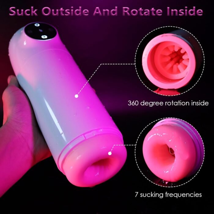 Male Masturbators Penis Pump Automatic Sucking Male Masturbators Hands Free Masturbators Adult Sex Toys & Games Men's Sex Toy Male Masturbators Cup Sex Toy Men Male Stroker - Image 6