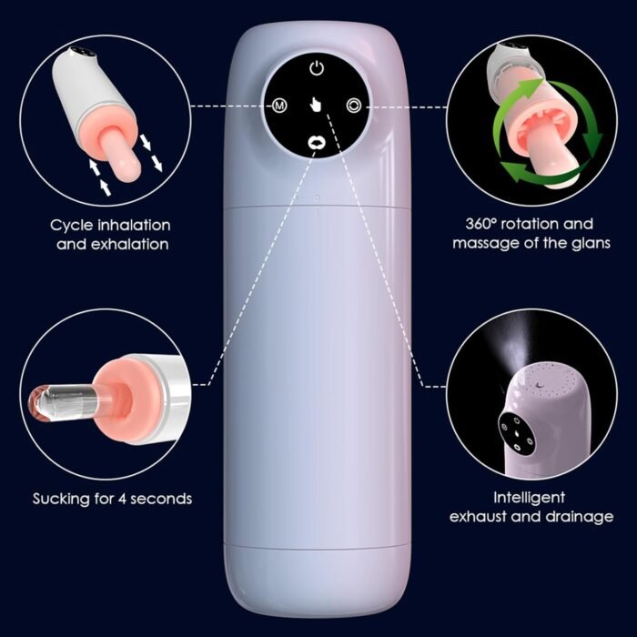 Male Masturbators Penis Pump Automatic Sucking Male Masturbators Hands Free Masturbators Adult Sex Toys & Games Men's Sex Toy Male Masturbators Cup Sex Toy Men Male Stroker - Image 8