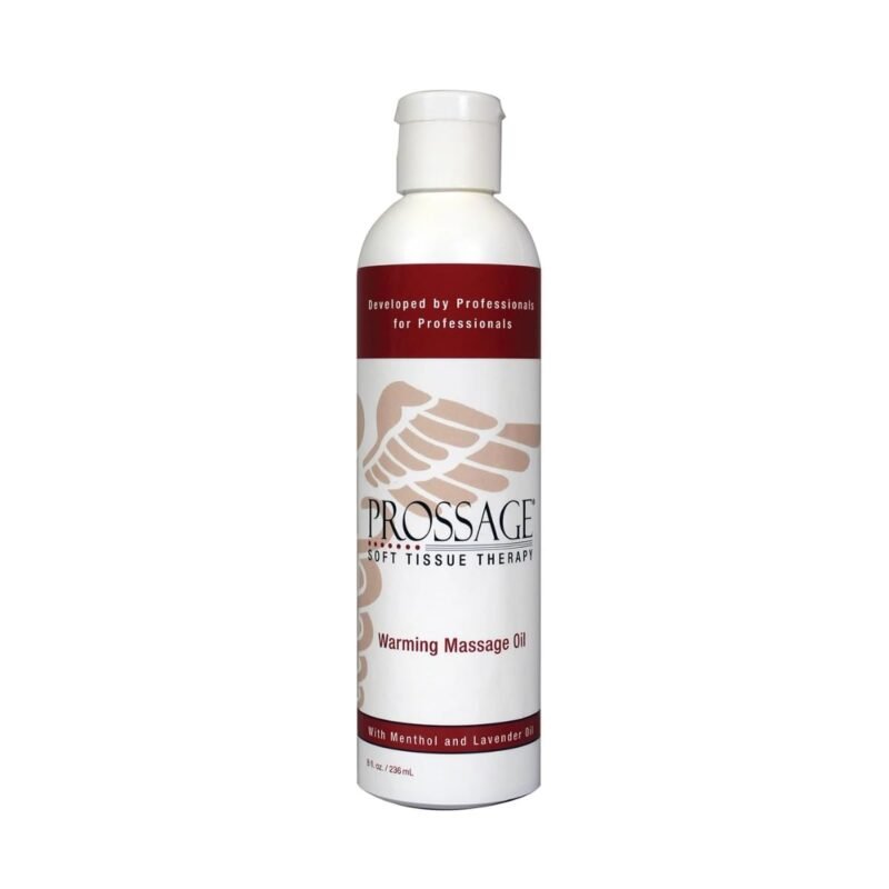 Prossage Heat Warming Relief Massage Oil for Therapuetic Massages, Deep Tissue Massages, and Aromatherapy, Topical Reliever, 8 Ounce Bottle