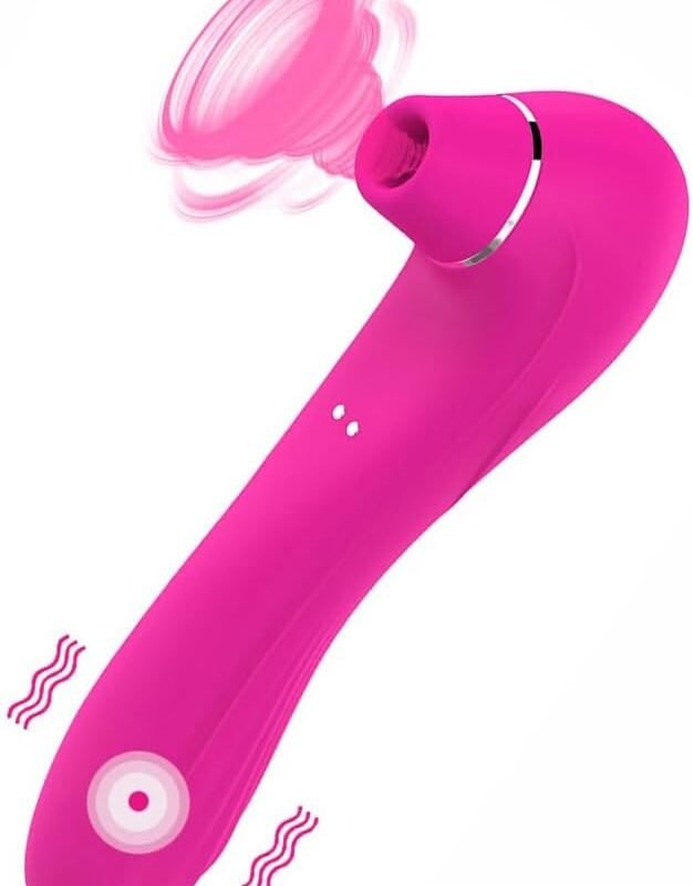 Vibrator Powerful Vagina Clit Vibrator Clitoris Massage Sex Toy for Woman Vibrator Waterproof Nipple Vagina Av Stick for Adults Couples Flriting, Purple