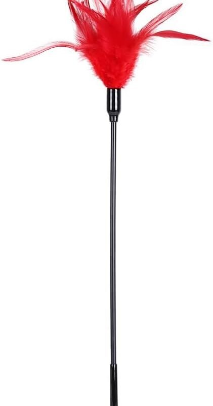 Sex Novelty Toys Feather Tickler Sex Ticklers for Adults Bedroom Sex Feather Teaser Feather Stick Spanking Toy Sex Whip for Roleplay,Teasing&Flriting