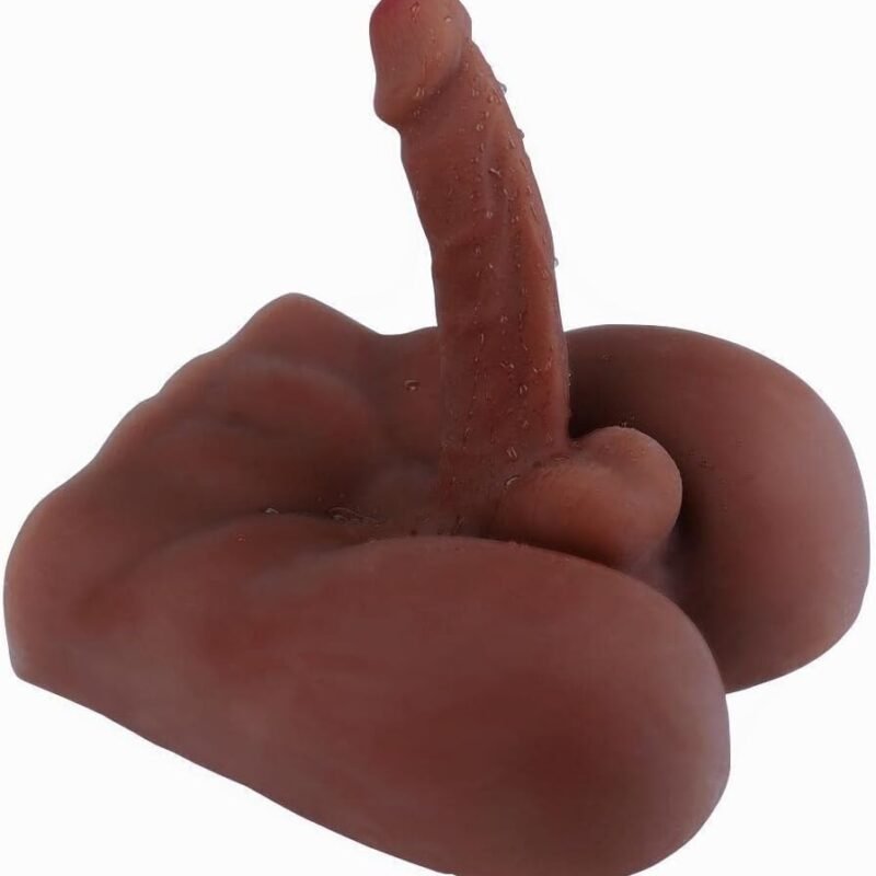 Torso Male Sex Doll with Flexible Dildo Realistic & Tight Anal Male Torso Masturbators for Female Masturbation, Unisex Masturbator Sex Toy for Women Gay Couple