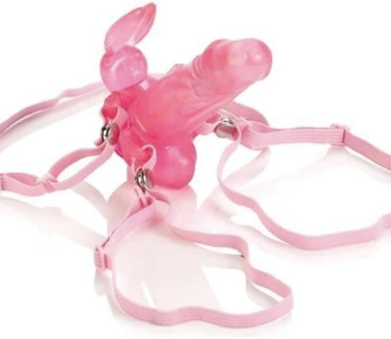Wireless G-Spot Vibrator with Hands-Free Bunny Stimulator FT59259