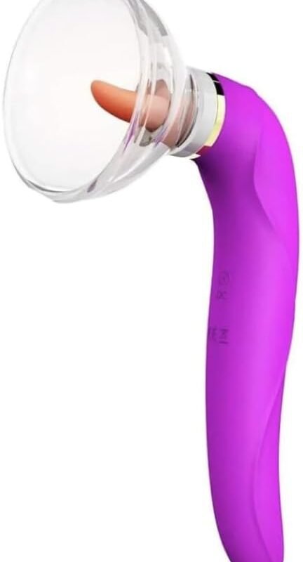 3-in-1 G-Spot Vibrator with Suction, Licking, and Vibrating Features UI59716, As Described