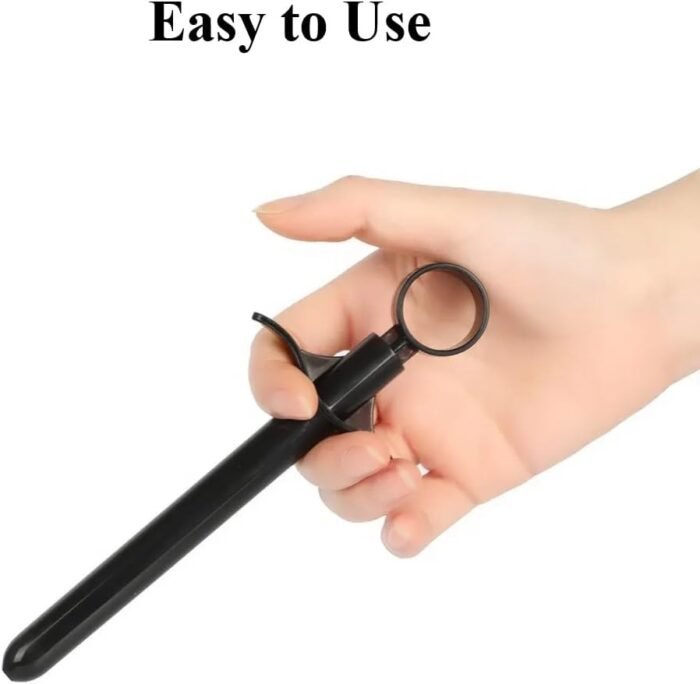 Enema Lube Injector Reusable Lubricant Launcher Syringe Applicator with Precise Scales Anal Vaginal Inject Sex Toys for Adult Men Women Gay Couples - Image 2