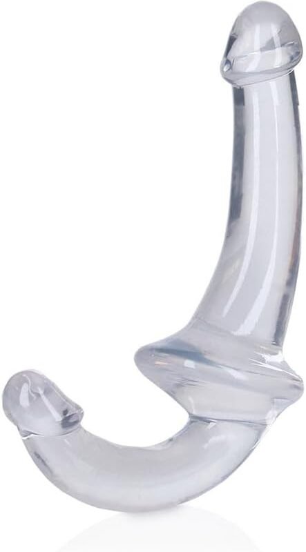 Realrock Crystal Clear Strapless Strap-On 6'' Transparent