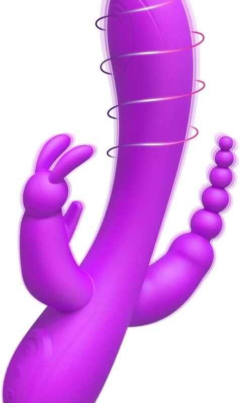 Vibrator Wand G Spot Vibrator Dildo Thrusting Vibrator Anal Dildo for Women 12 Vibrating Modes Anal Vibrator Waterproof Dildo Rechargeable Sex Toys for Women and Couples