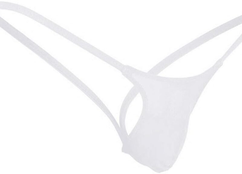 Mens Thong Underwear Breathable Soft Stretch G-string Low Rise Comfortable Briefs for and Lingerie