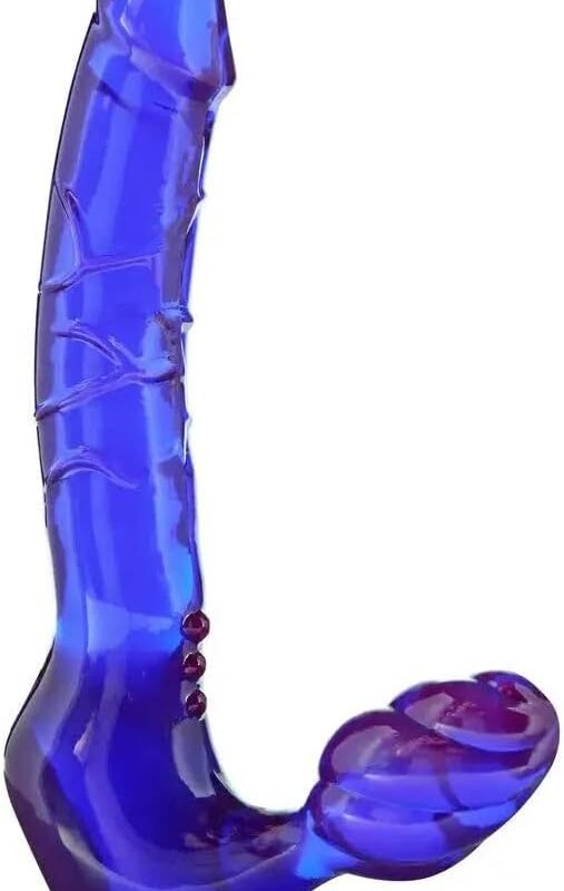 ASK GRANDPA GOURMET COFFEES 9-inch Toyjoy PVC Purple Strapless Strap-on Dildo