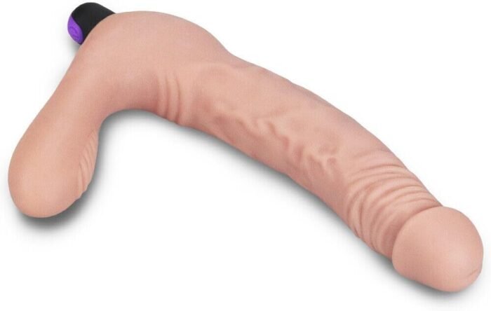 Honeypleasures 8.5 inch Silicone Rechargeable Vibrating Strapless Strap On Dildo, 10 Function for G-Spot and Anal Stimulation, Hands-Free Play - Image 3