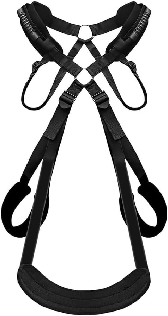BDSM Sex Bondage Restraints Thigh Harness Kit Handcuffs for Adults Bedroom Bondge Ties for Bed Restraints Sex Rope Hand Ties for Adult Play Queen Bed Sex Resistance Bands with Ankle Strap Men Sweater - Image 6
